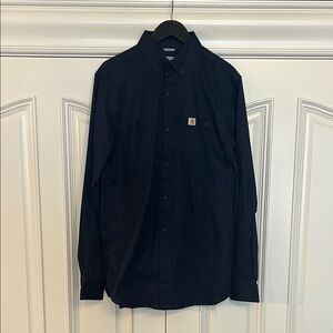 Carhartt Men's Dark/Navy Blue Casual Shirt